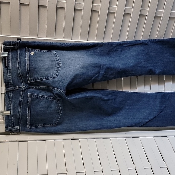 Rock & Republic Kasandra Flare Distressed Boyfriend Jeans Size 14 - Picture 4 of 5